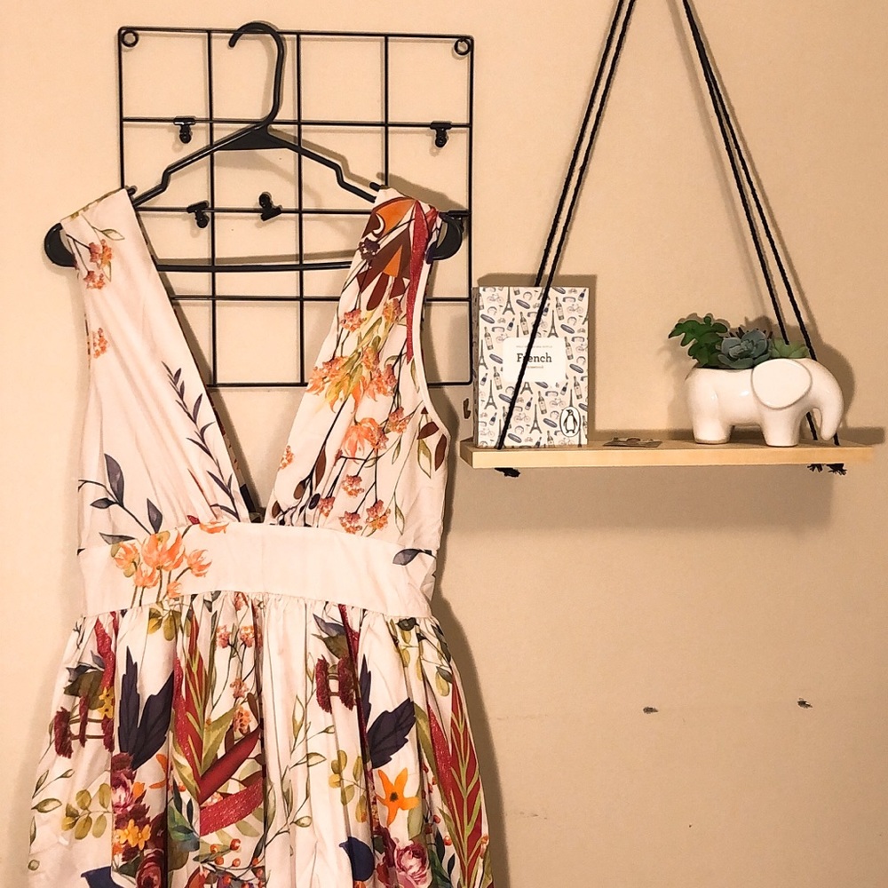 Long Floral Dress. Size large